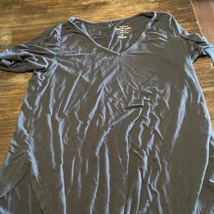 Torrid navy blue short sleeve shirt